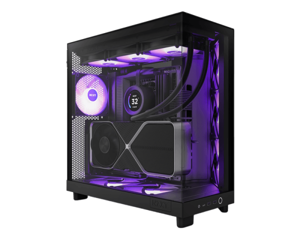 NZXT H6 FLOW RGB Case Black (CC-H61FB-R1)