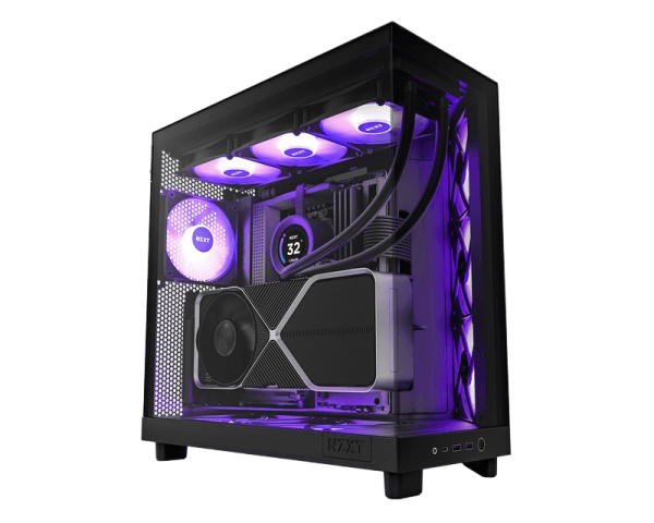 NZXT H6 FLOW RGB Case Black (CC-H61FB-R1)