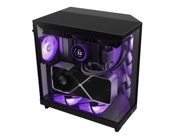 NZXT H6 FLOW RGB Case Black (CC-H61FB-R1)