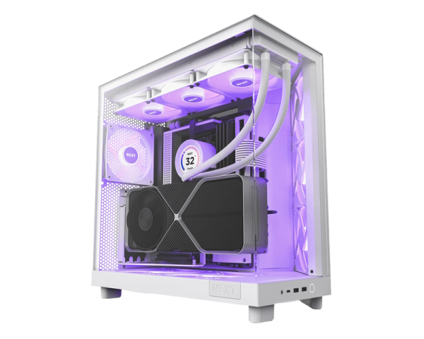 NZXT H6 FLOW RGB Case White (CC-H61FW-R1)