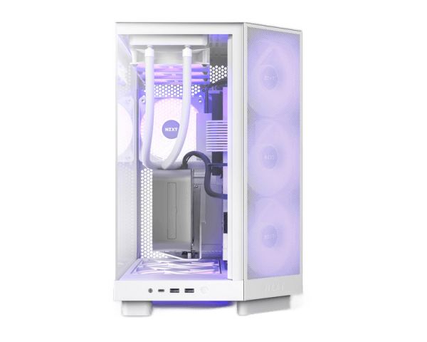 NZXT H6 FLOW RGB Case White (CC-H61FW-R1)