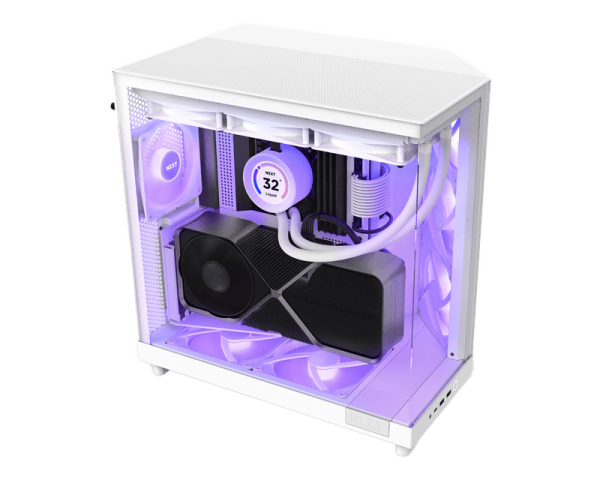 NZXT H6 FLOW RGB Case White (CC-H61FW-R1)