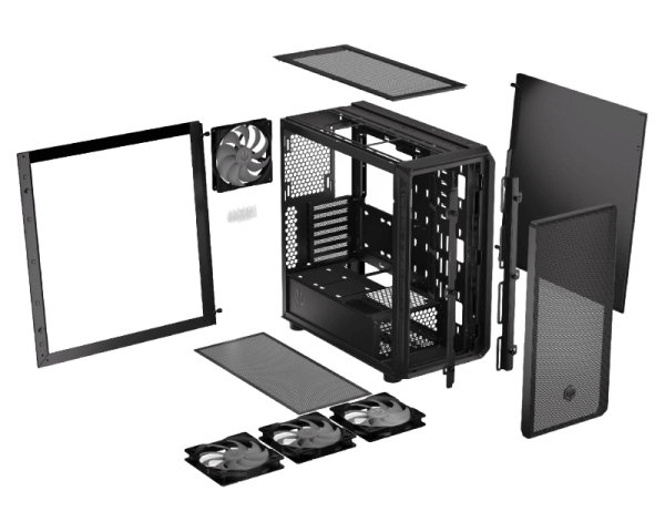 Endorfy Arx 700 Argb Case Black (Ey2a013)