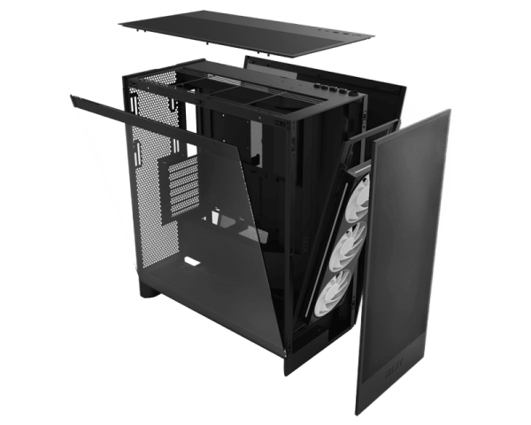 NZXT H7 Flow RGB (2024) Case Black (CM-H72FB-R1)