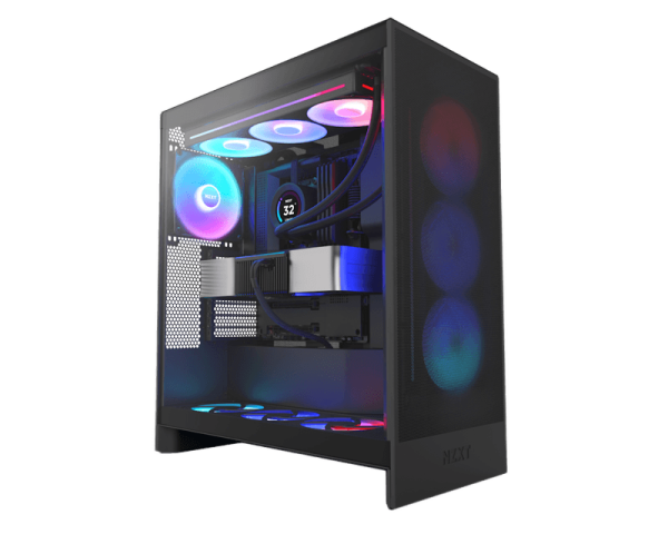 NZXT H7 Flow RGB (2024) Case Black (CM-H72FB-R1)