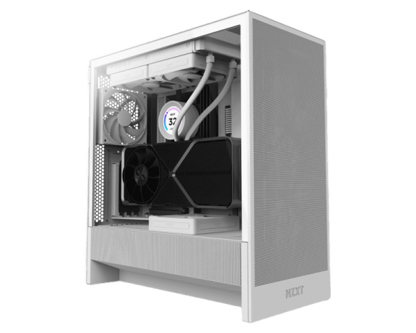 NZXT H5 Flow (2024) Gaming Case White (CC-H52FW-01)