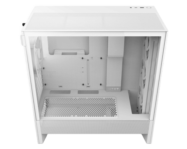 NZXT H5 Flow RGB (2024) Gaming Case White (CC-H52FW-R1)