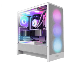 NZXT H5 Flow RGB (2024) Gaming Case White (CC-H52FW-R1)