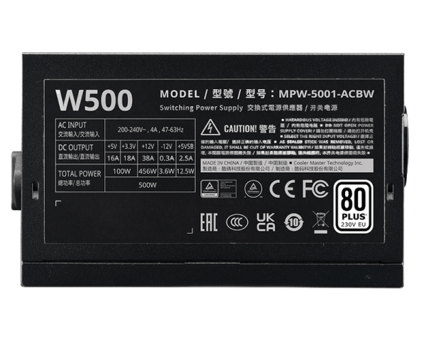 PSU Cooler Master Elite NEX W500 500W (MPW-5001-ACBW-BE1)