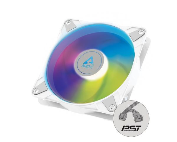 Arctic P12 PWM PST 120mm A-RGB Cooling Fan White (ACFAN00254A)