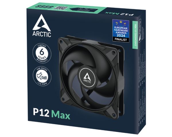 Arctic P12 120mm Max Cooling Fan Black (ACFAN00280A)