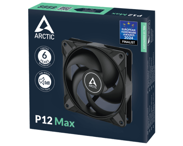 Arctic P12 120mm Max Cooling Fan Black (ACFAN00280A)