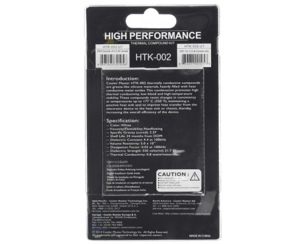 Cooler Master Thermal Grease (HTK-002-U1-GP)