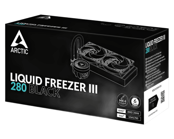 Arctic Liquid Freezer III 280 Water Cooling Black (ACFRE00135A)