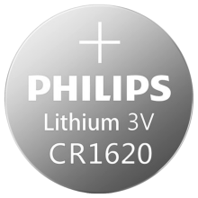 Philips CR1620 3V Lithium 1pack Battery