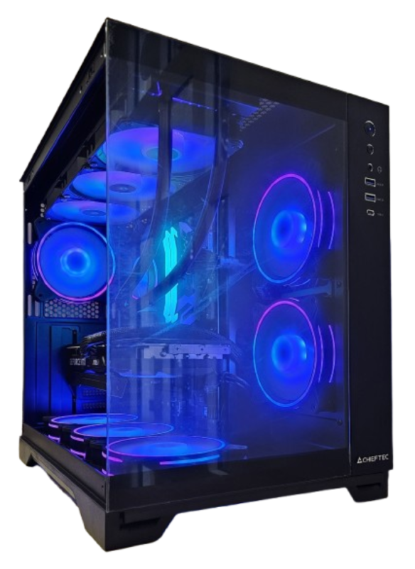 Insomnia Shadow Glass 2 XT: Z790 / Core i7 14600KF / 32GB DDR5-6400 / RTX 4070Ti Super/ 2TB NVMe