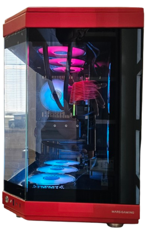 Insomnia Shadow Inferno: B850, Ryzen 7 9800X3D, 32GB DDR5-6000, RTX5070Ti Super 16GB, 2TB NVMe