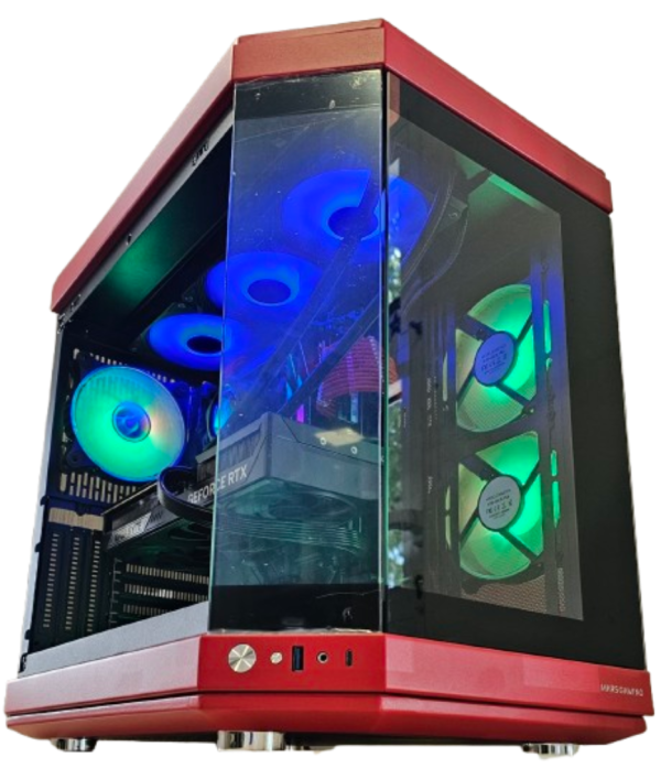 Insomnia Shadow Inferno: B850, Ryzen 7 9800X3D, 32GB DDR5-6000, RTX5070Ti Super 16GB, 2TB NVMe