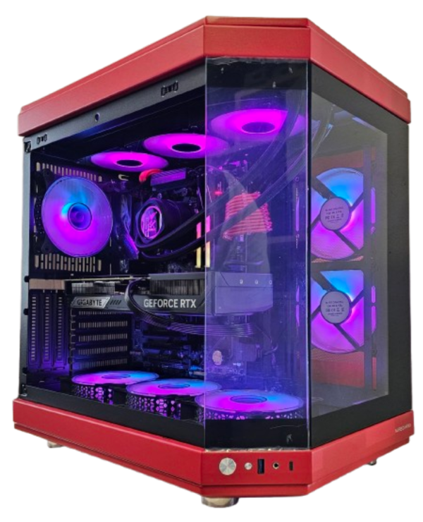 Insomnia Shadow Inferno: B850, Ryzen 7 9800X3D, 32GB DDR5-6000, RTX5070Ti Super 16GB, 2TB NVMe