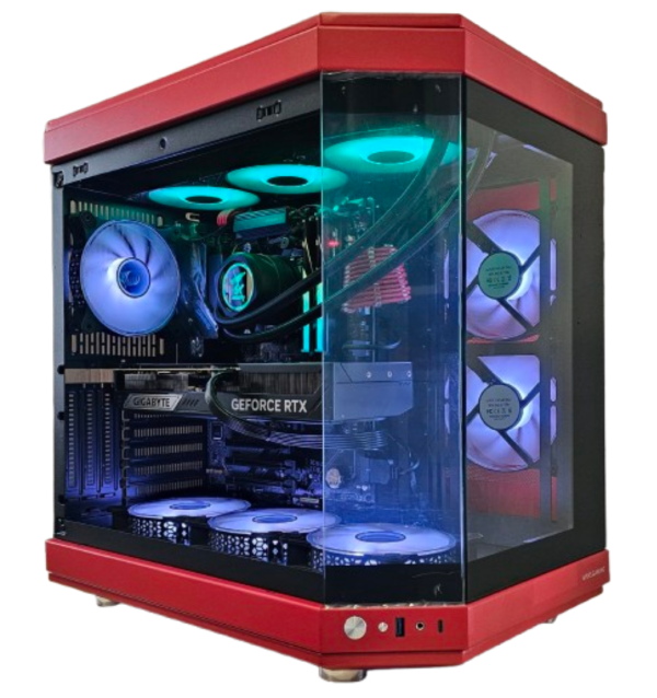 Insomnia Shadow Inferno: B850, Ryzen 7 9800X3D, 32GB DDR5-6000, RTX5070Ti Super 16GB, 2TB NVMe