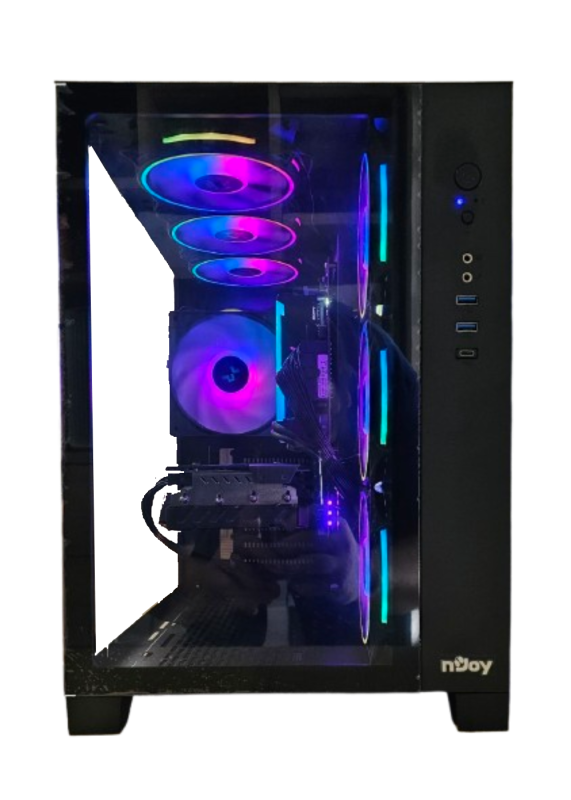 Insomnia Shadow Glass: B550 / Ryzen 7 5700X3D / 32GB DDR4-3200 / RTX 3060Ti/ 1TB M.2