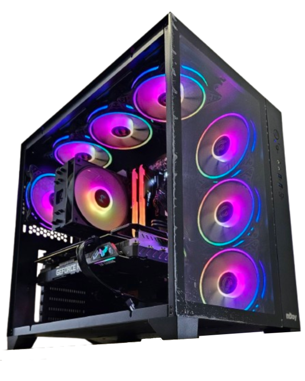 Insomnia Shadow Glass: B550 / Ryzen 7 5700X3D / 32GB DDR4-3200 / RTX 3060Ti/ 1TB M.2