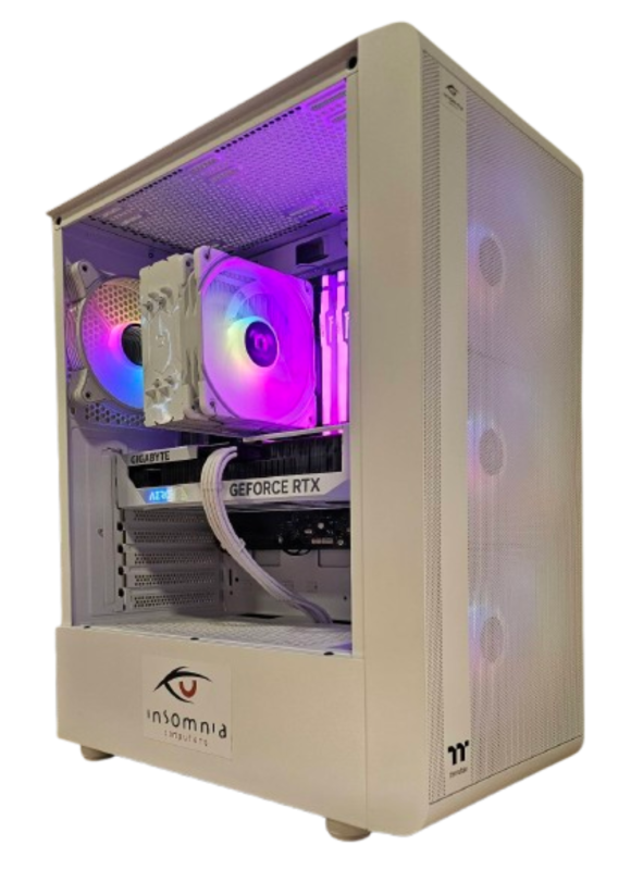 Insomnia Arctic Blaze 2: B660, i5 14400F, 32GB DDR4-3600, RTX 4060Ti 8GB, 1TB NVMe