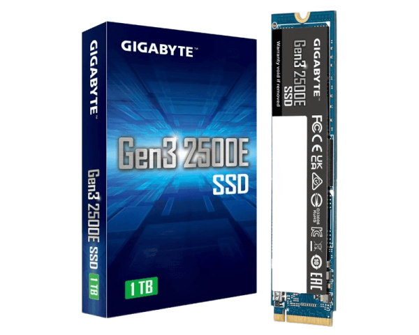 Gigabyte 1TB M.2 PCIe GEN3 X4 NVME 2500E SSD G325E1TB