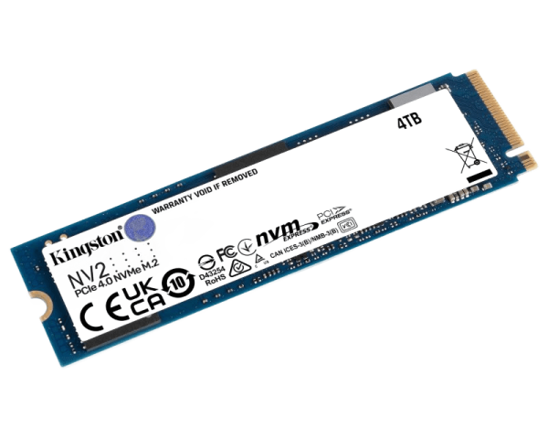 Kingston 4TB M.2 NVME SNV2S / 4000G NV2 SERIES SSD