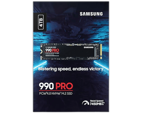 Samsung 4TB M.2 NVME MZ-V9P4T0BW 990 PRO SERIES SSD