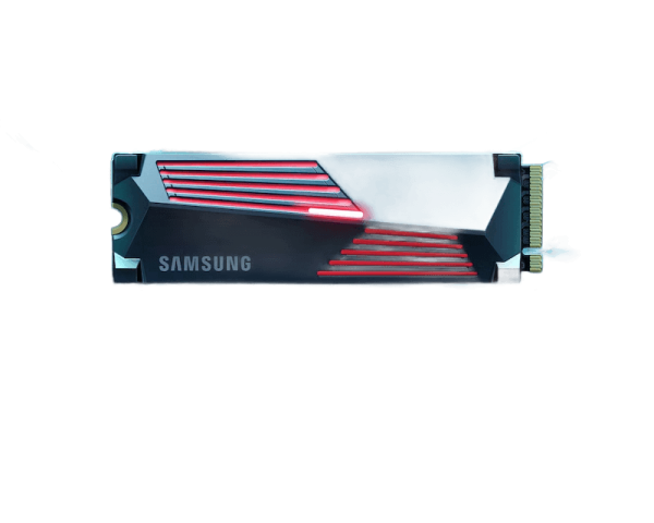 Samsung 4TB M.2 NVME MZ-V9P4T0CW 990 PRO SERIES HEATSINK SSD