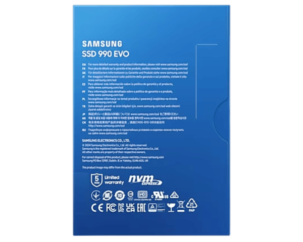 Samsung 2TB M.2 NVME MZ-V9E2T0BW 990 EVO SERIES SSD