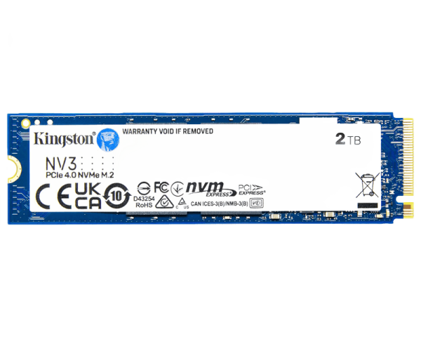 Kingston 2TB M.2 NVME SNV3S / 2000G Series NV3 SSD