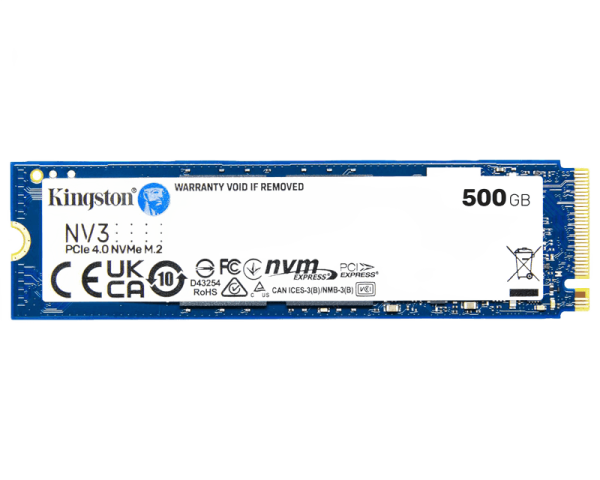 Kingston 500GB M.2 NVME SNV3S / 500G series NV3 SSD