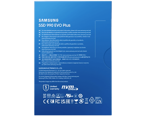 1TB M.2 NVME MZ-V9S1T0BW 990 EVO PLUS SERIES SSD