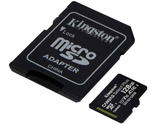 Kingston microSDXC 128GB 100R Class 10 SDCS2 / 128GB + Adapter