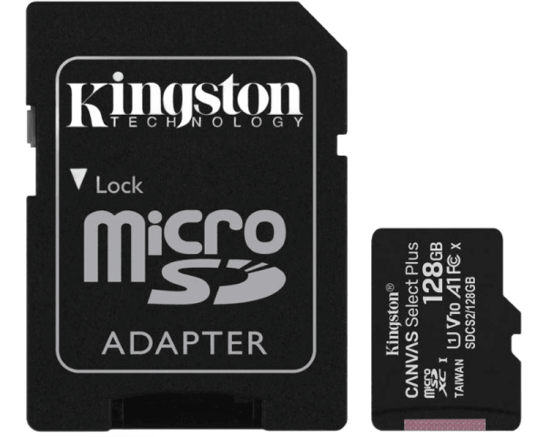 Kingston microSDXC 128GB 100R Class 10 SDCS2 / 128GB + Adapter