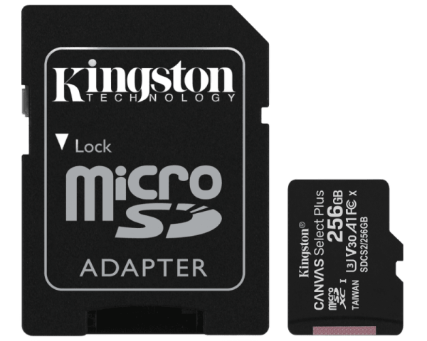 Kingston MicroSDXC 256GB 100R Class 10 SDCS2 / 256GB + Adapter