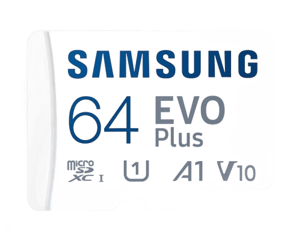 Samsung Evo Plus MicroSD Card 64GB Class 10 + Adapter MB-MC64KA