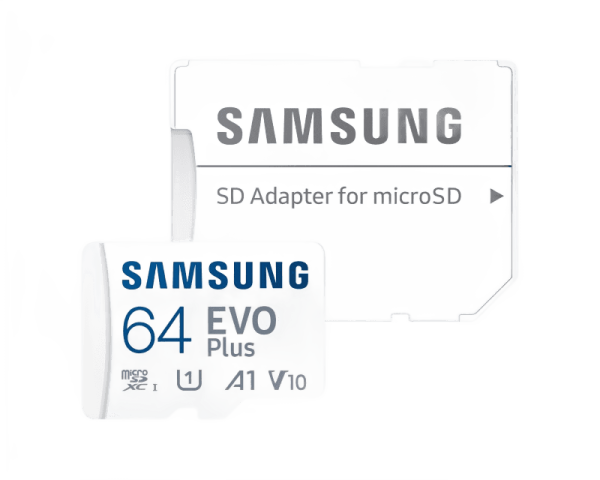 Samsung Evo Plus MicroSD Card 64GB Class 10 + Adapter MB-MC64KA