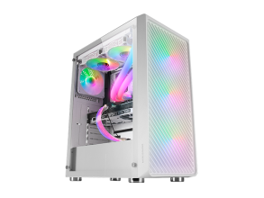 MARS Gaming Case MC-F ATX ARGB Mid-Tower Case White