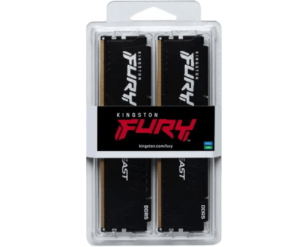 DIMM DDR5 32GB (2x16GB Kit) 5600mt / s KF556C40BBK2-32 Fury Beast XMP