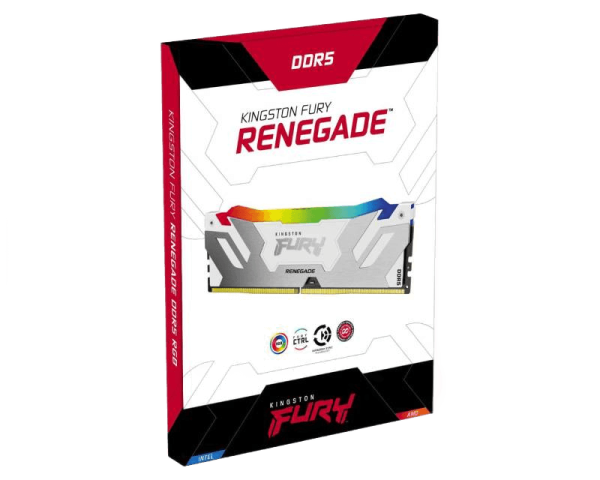 DIMM DDR5 16GB 7200mt / s KF572C38RWA-16 FURY RENEGADE RGB White XMP