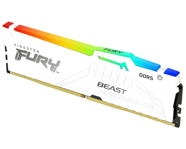 DIMM DDR5 32GB 6000mt / s KF560C36BWEA-32 FURY BEAST RGB White Expo
