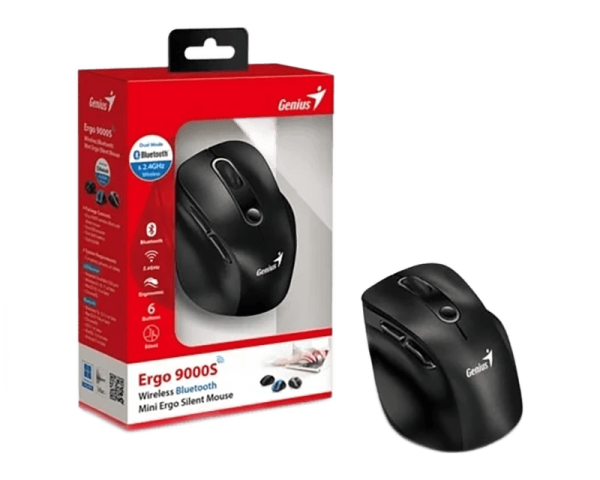 Genius Ergo 9000s USB Wireless Mouse Black