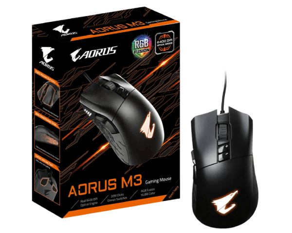 Aorus M3 Gaming Mouse Black