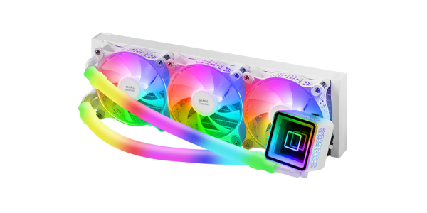 MARS Gaming Water Cooling ML-ULTRA360 AIO ARGB White
