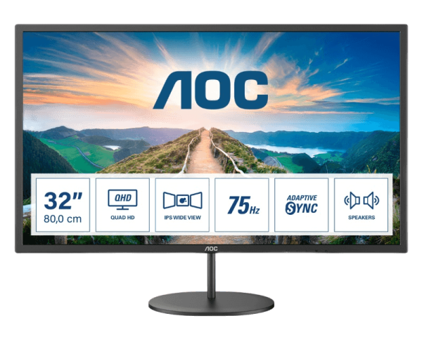 31.5 inches Q32v4 IPS LED monitor