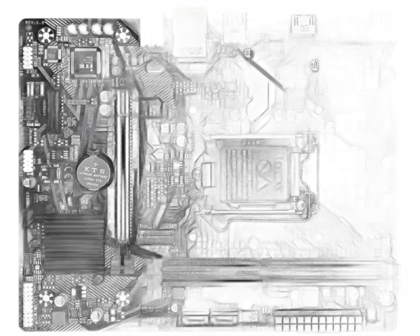 MB GIGABYTE H510M K V2 REV.1.x L1200