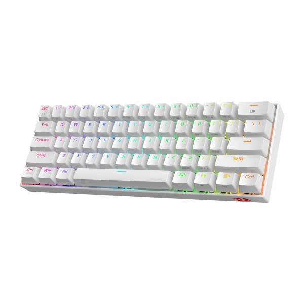 Redragon Draconic K530 PRO RGB Mechanical Gaming Keyboard - BT, Red Switch White